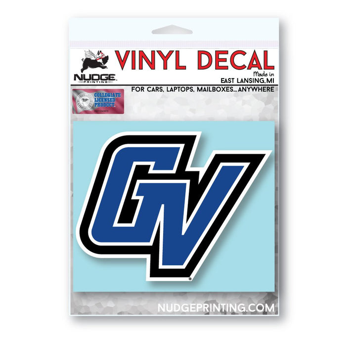 Grand Valley State University GV Logo Car Decal - Nudge Printing