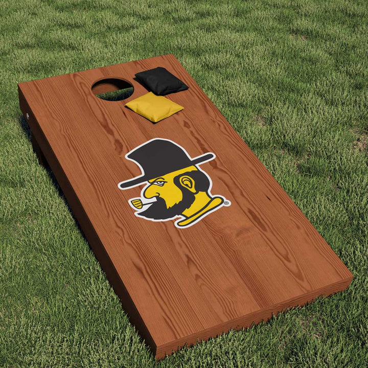 Appalachian State University Mountaineers Yosef the Mascot Logo Cornhole Decal