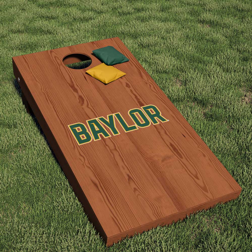 Baylor University Script Cornhole Decal - Nudge Printing