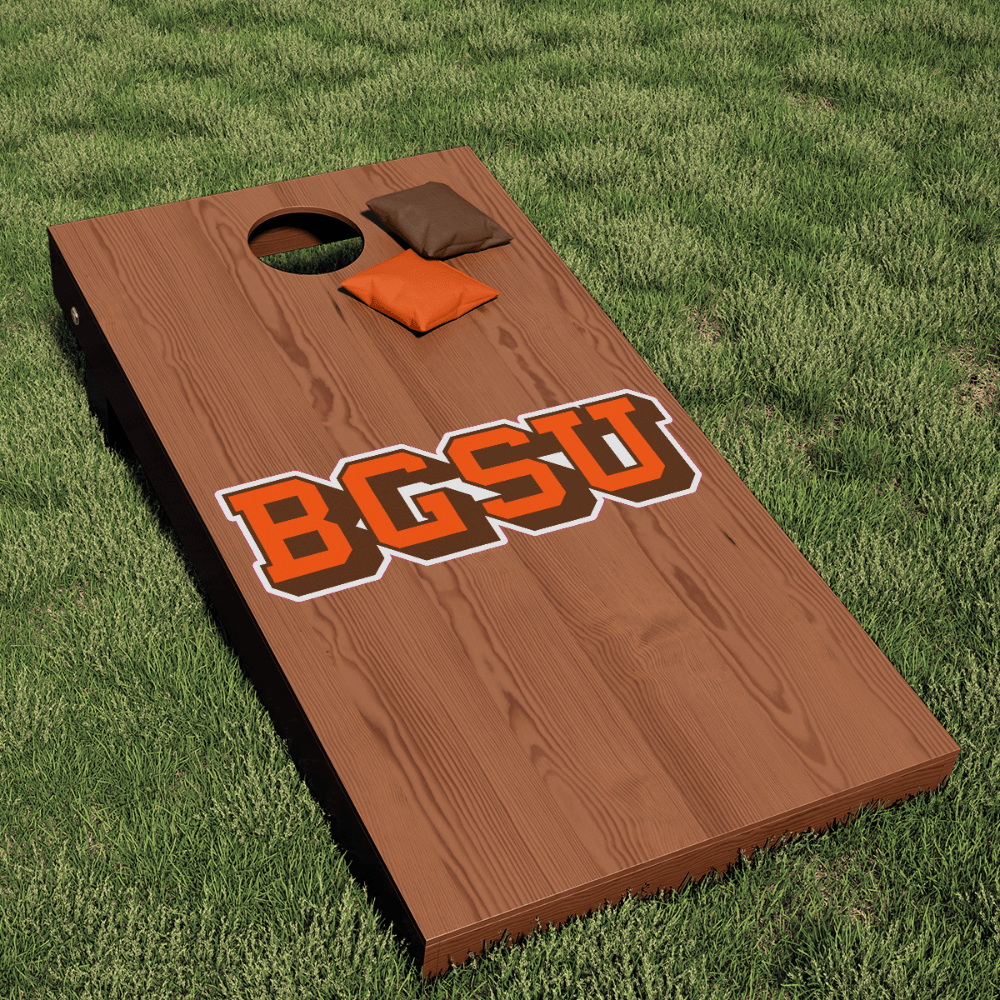 Bowling Green State University "BGSU" Corn Hole Decal