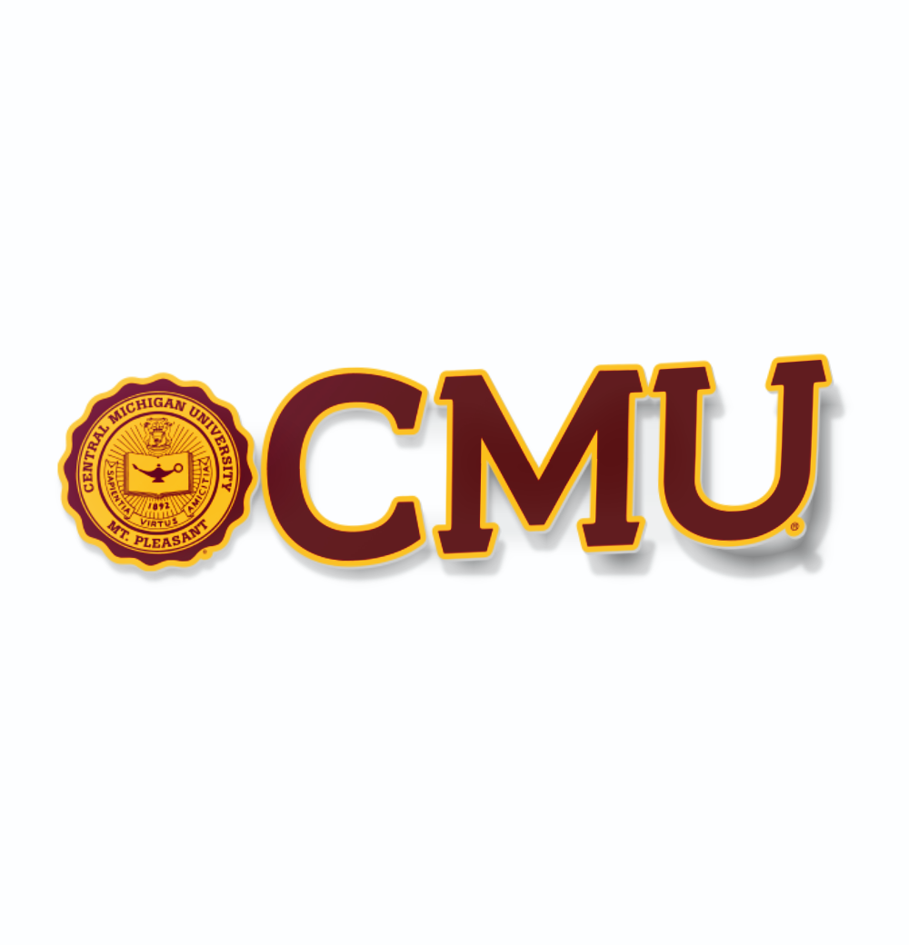 Central Michigan University "CMU and Seal" Decal
