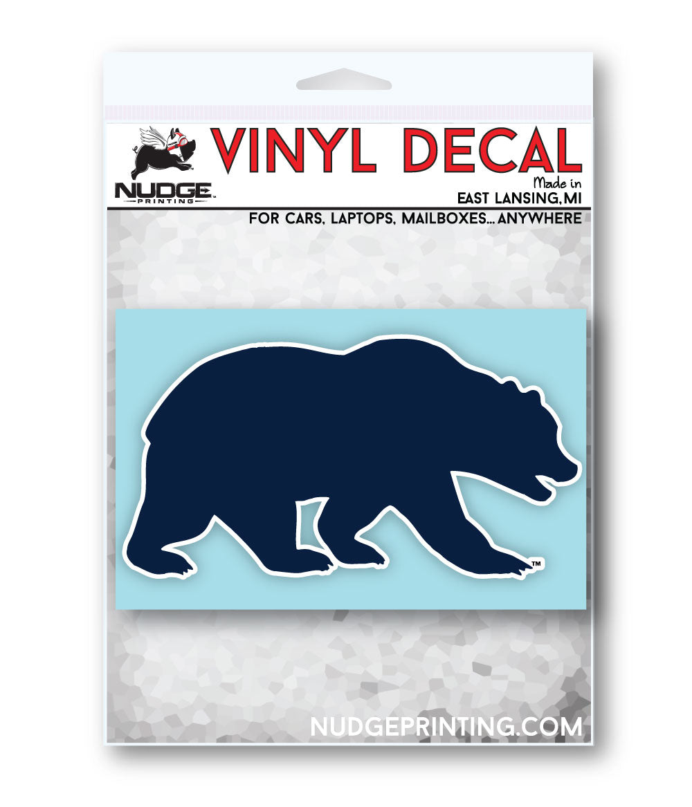 California Berkeley Golden Bear Logo Car Decal Bumper Sticker - Nudge Printing