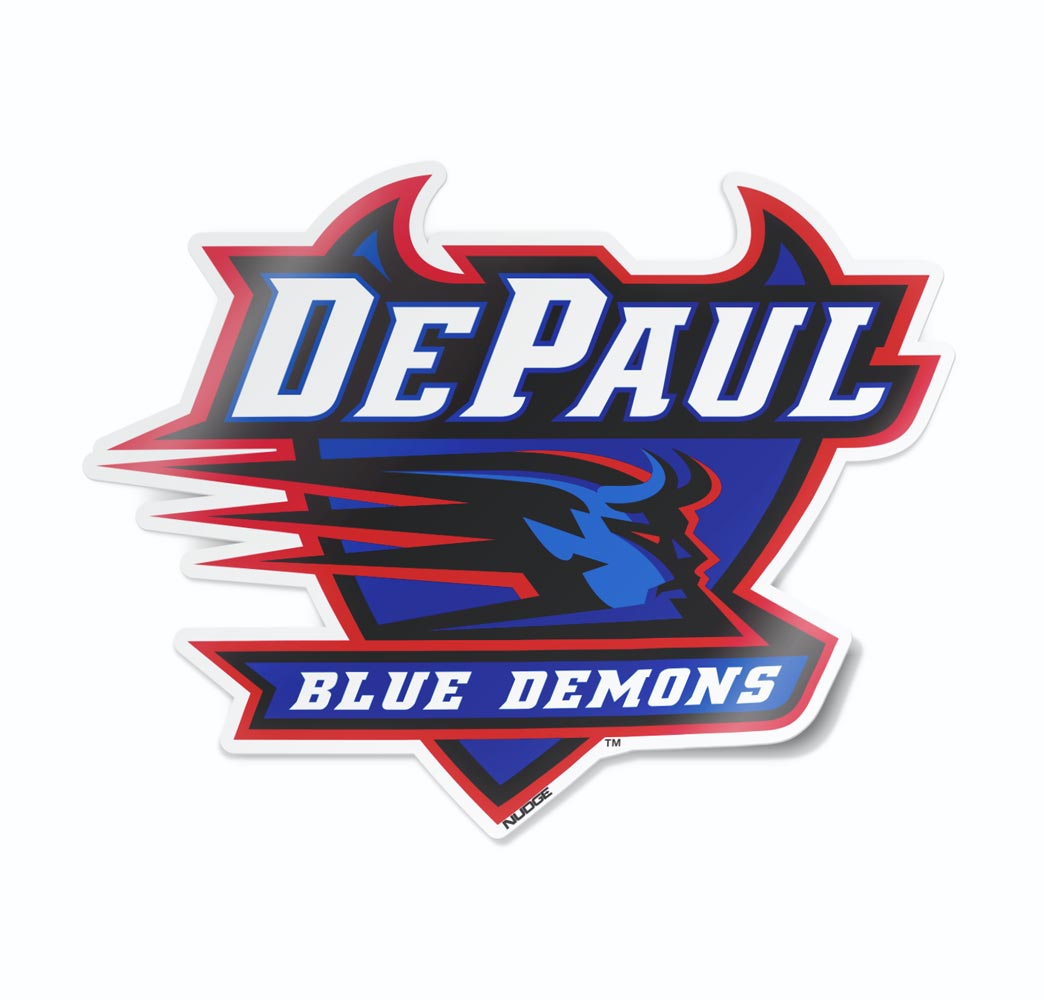 DePaul University Primary Logo Car Decal - Nudge Printing