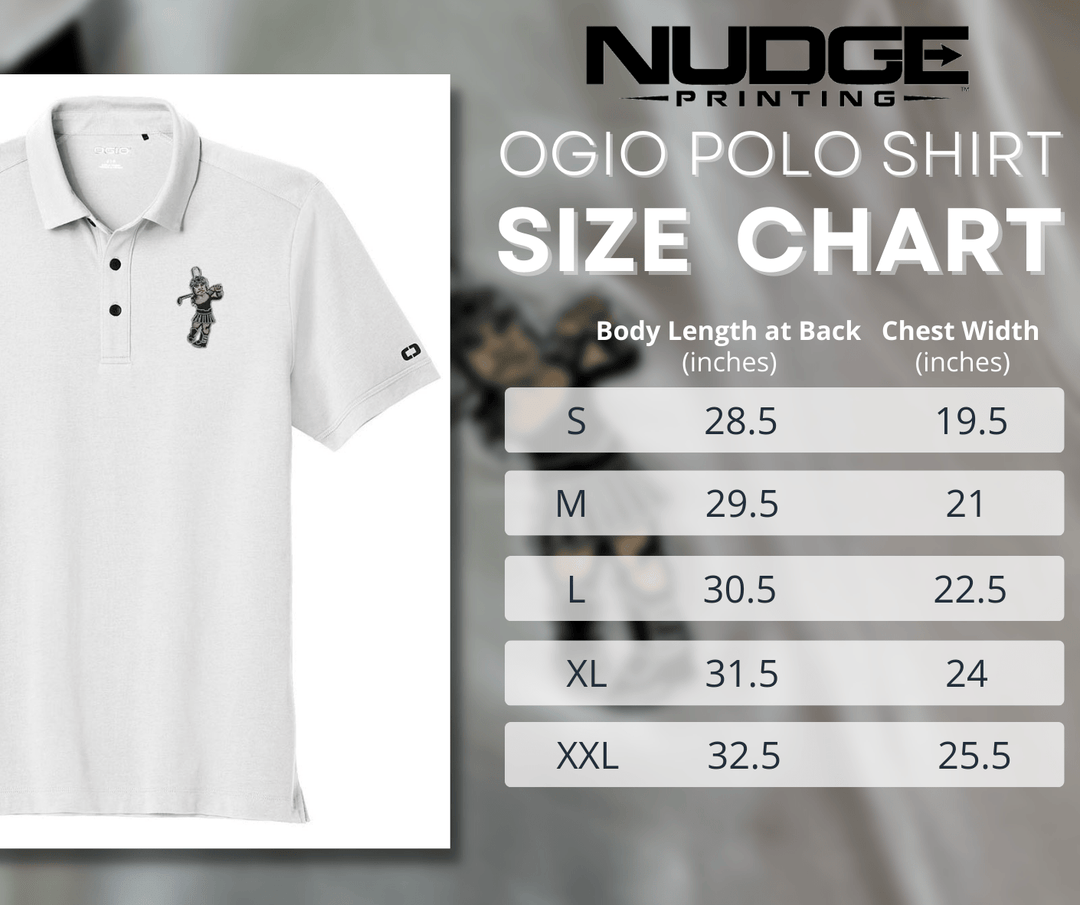 Michigan State University Spartans Golfing Sparty OGIO Polo - White