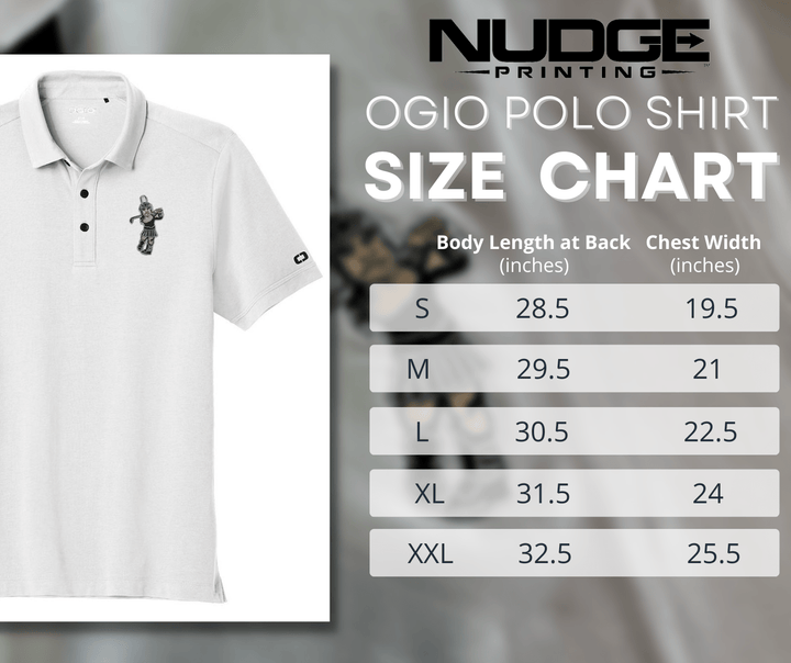 Michigan State University Spartans Golfing Sparty OGIO Polo - White