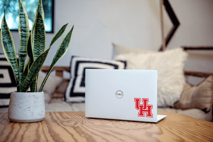 University of Houston UH Vinyl Car Decal Sticker - Nudge Printing