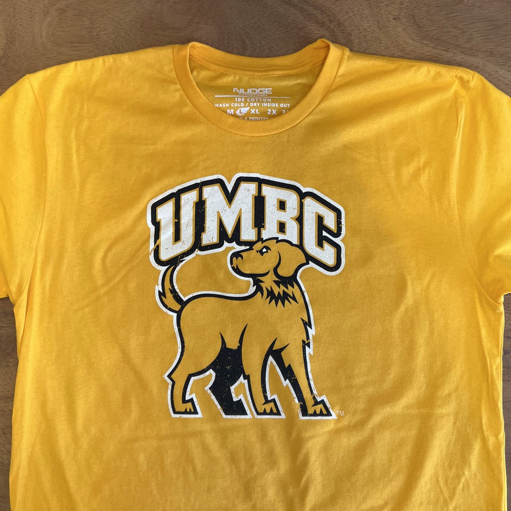 Block UMBC and Full Retriever Logo Unisex T-shirt