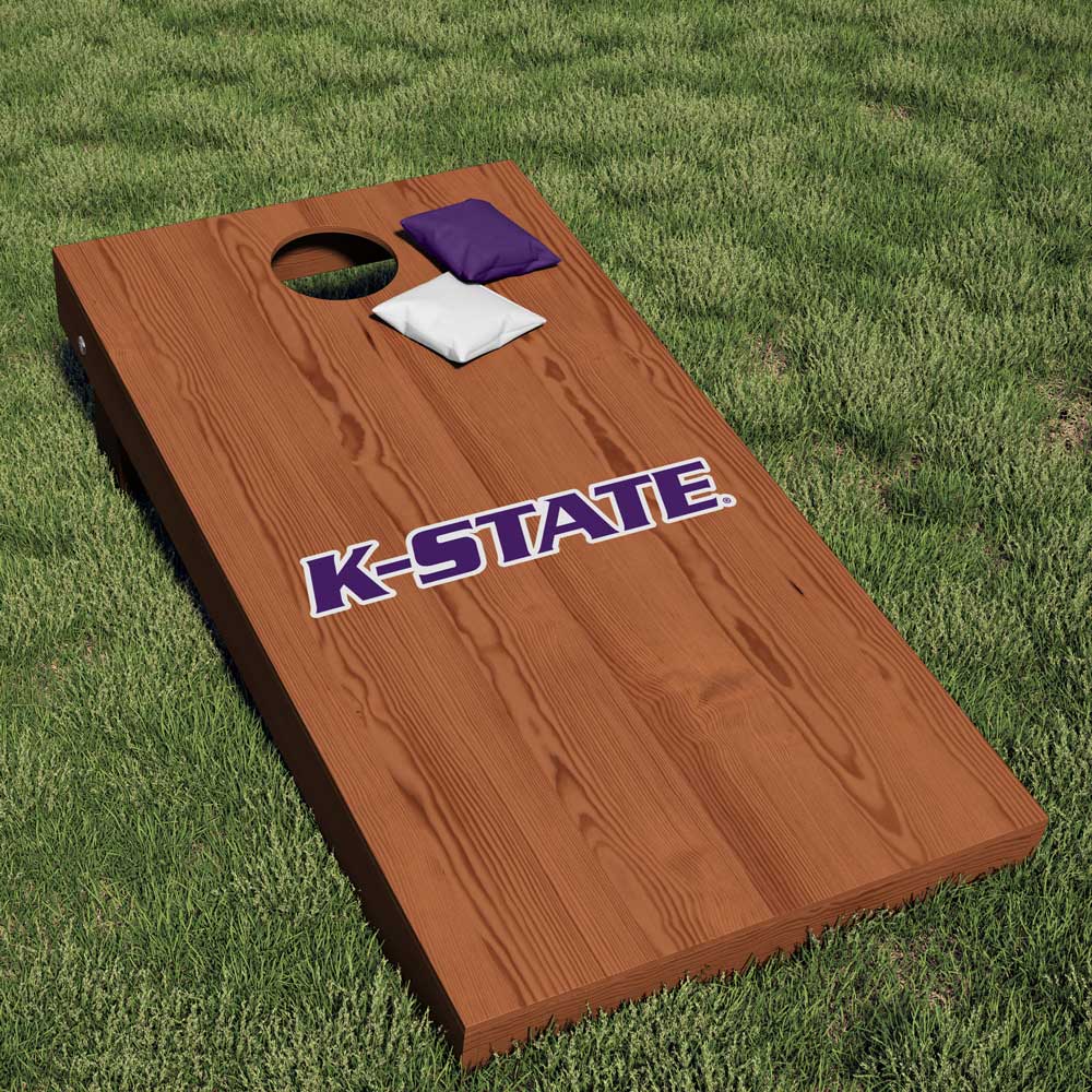 Purple K-State Cornhole Decal