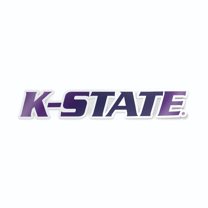 K-State Car Decal in Purple
