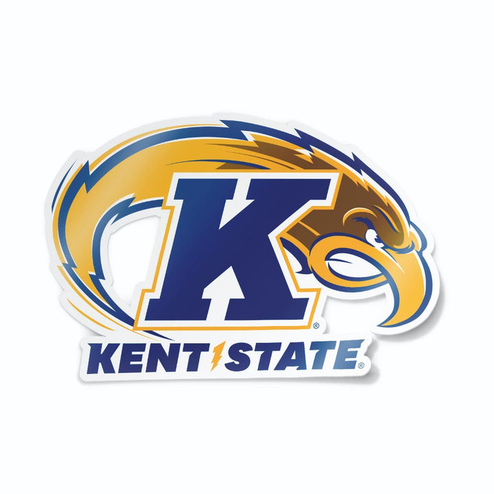 Kent State University Golden Flashes Primary Logo Car Decal Bumper Sticker