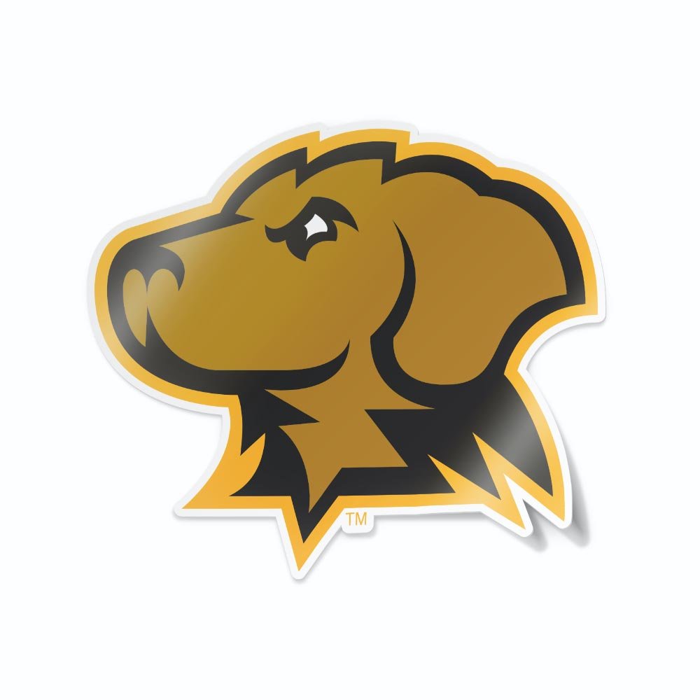 UMBC Retriever Mascot Logo Car Decal Bumper Sticker Nudge Printing