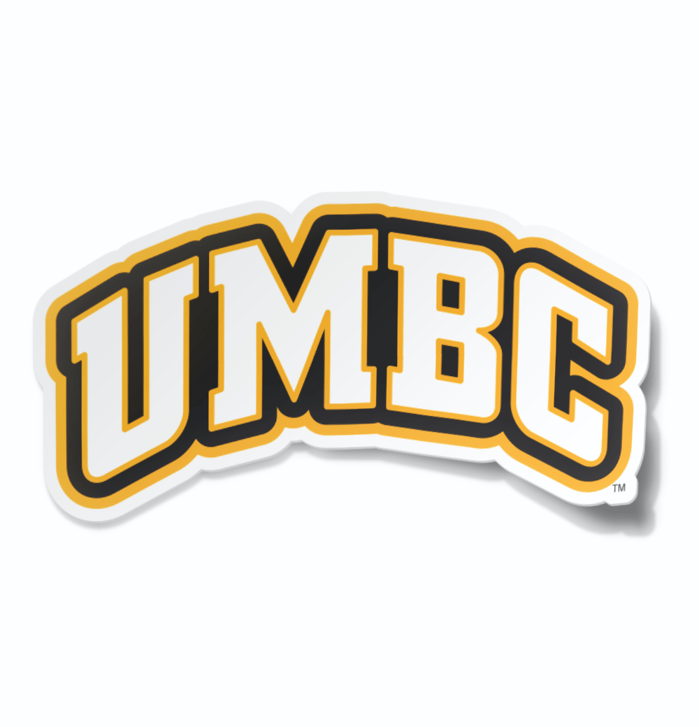 UMBC Retrievers Block UMBC Car Decal Nudge Printing