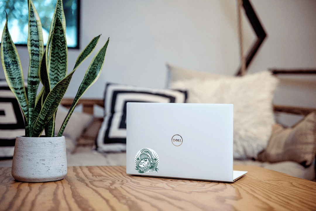 Michigan State University Gruff Sparty Money Car Decal - Nudge Printing