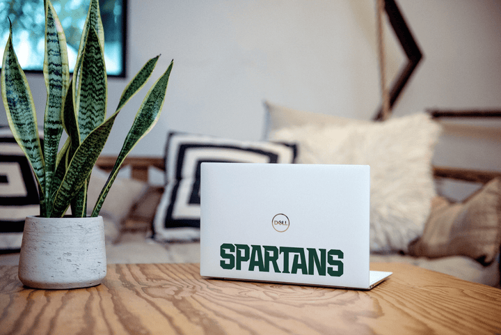 Michigan State University "Spartans" Athletic Font Car Decal - Nudge Printing