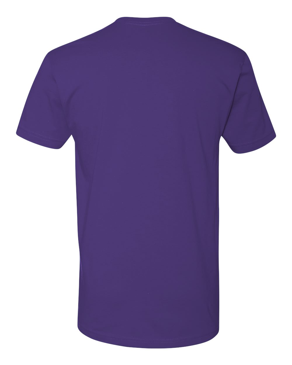 Back of Purple T Shirt from Nudge Printing