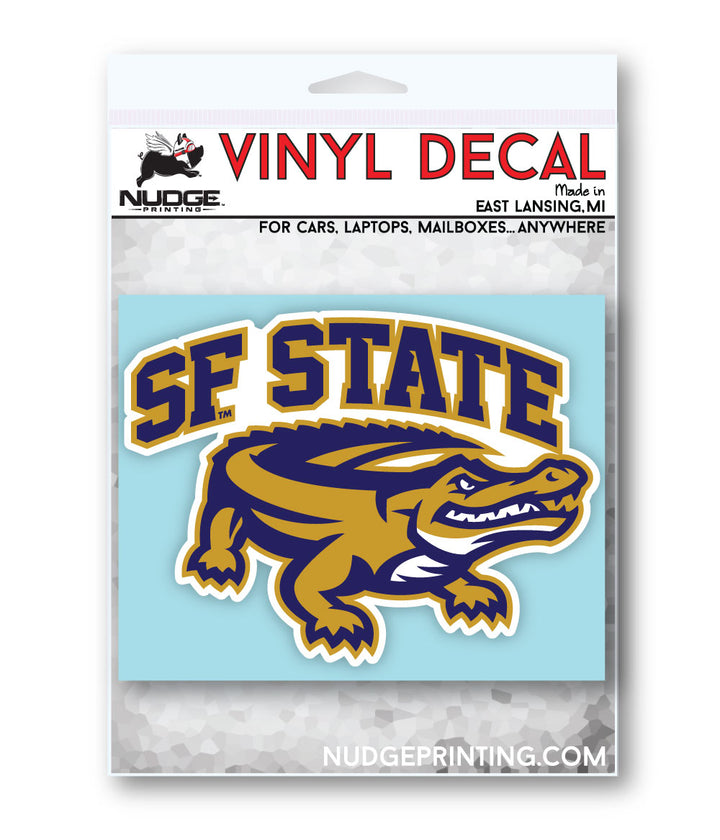 San Francisco State University Logo Car Decal - Nudge Printing
