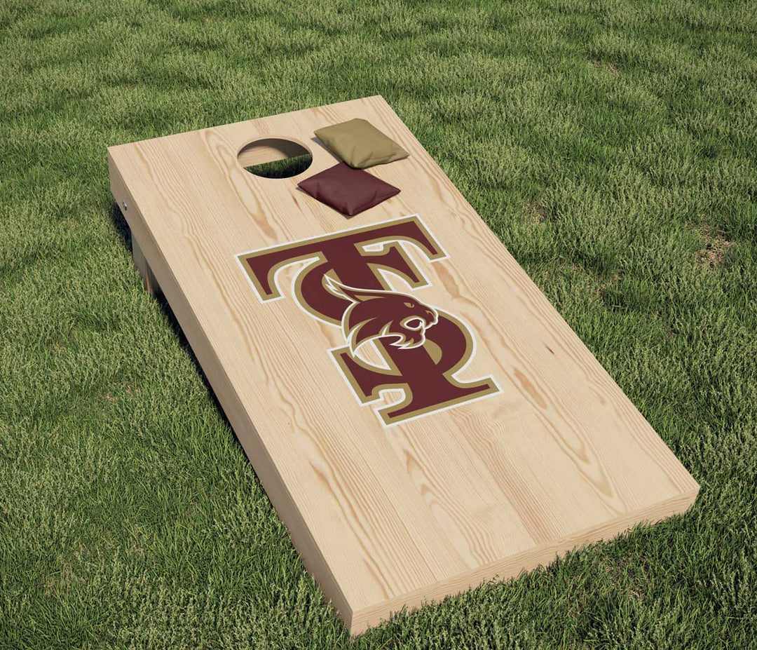 Texas State University TS DIY Cornhole Decal Sticker - Nudge Printing