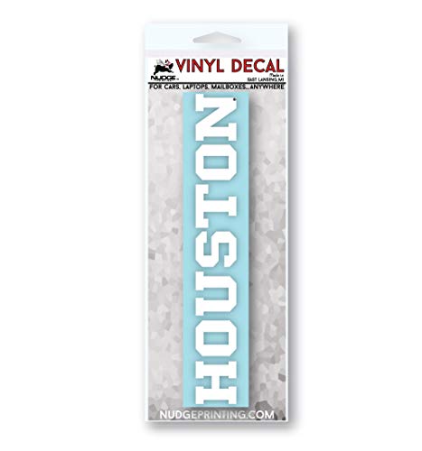 University of Houston White Wordmark Vinyl Car Decal Sticker