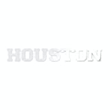 University of Houston White Wordmark Vinyl Car Decal Sticker