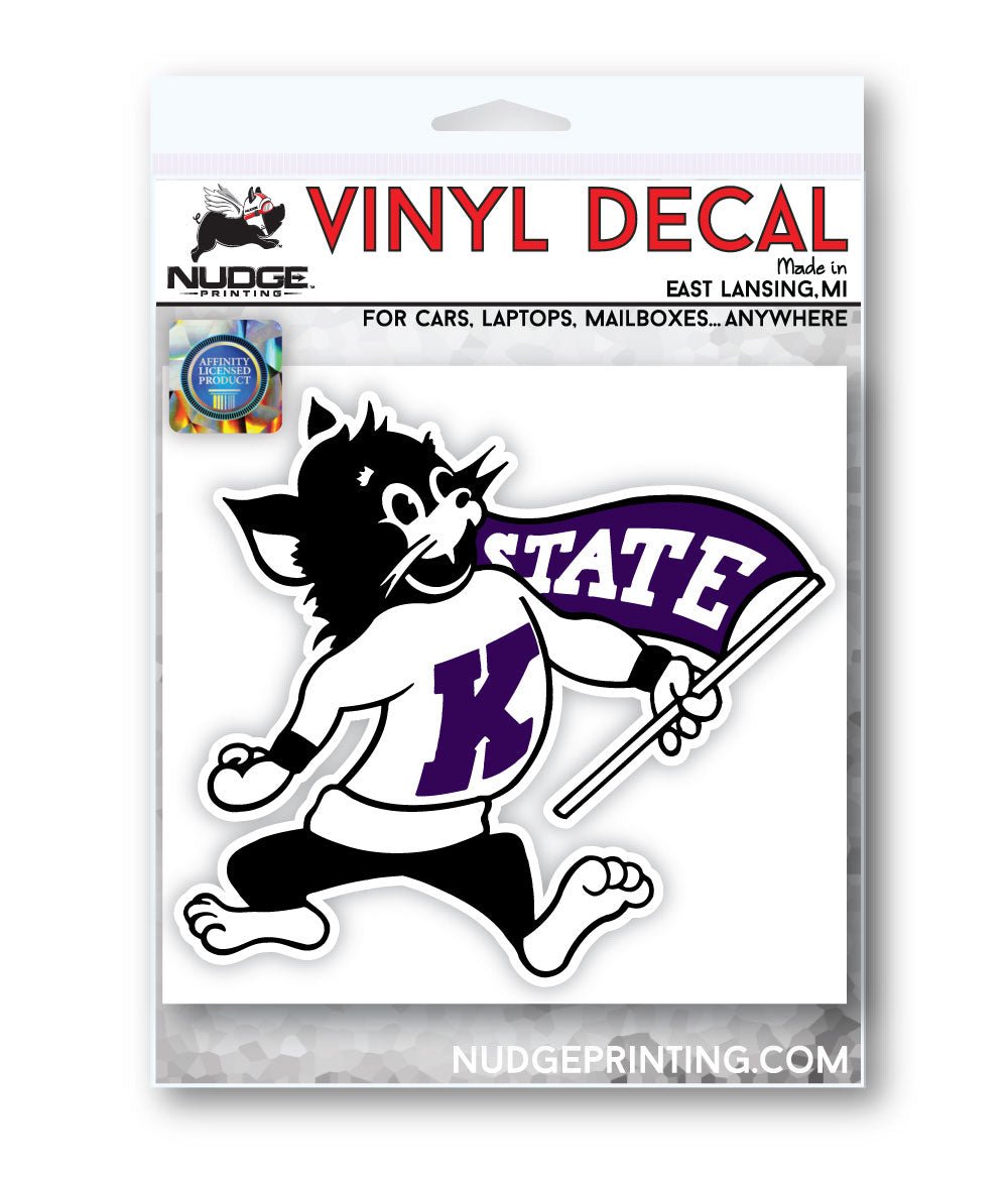 Kansas State Car Decals - Nudge Printing