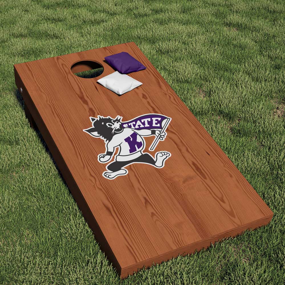 Kansas State Cornhole Decals - Nudge Printing