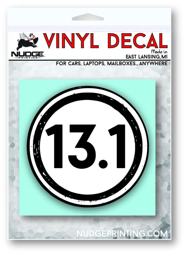13.1 Car Decal Bumper Sticker Modern Round Circle