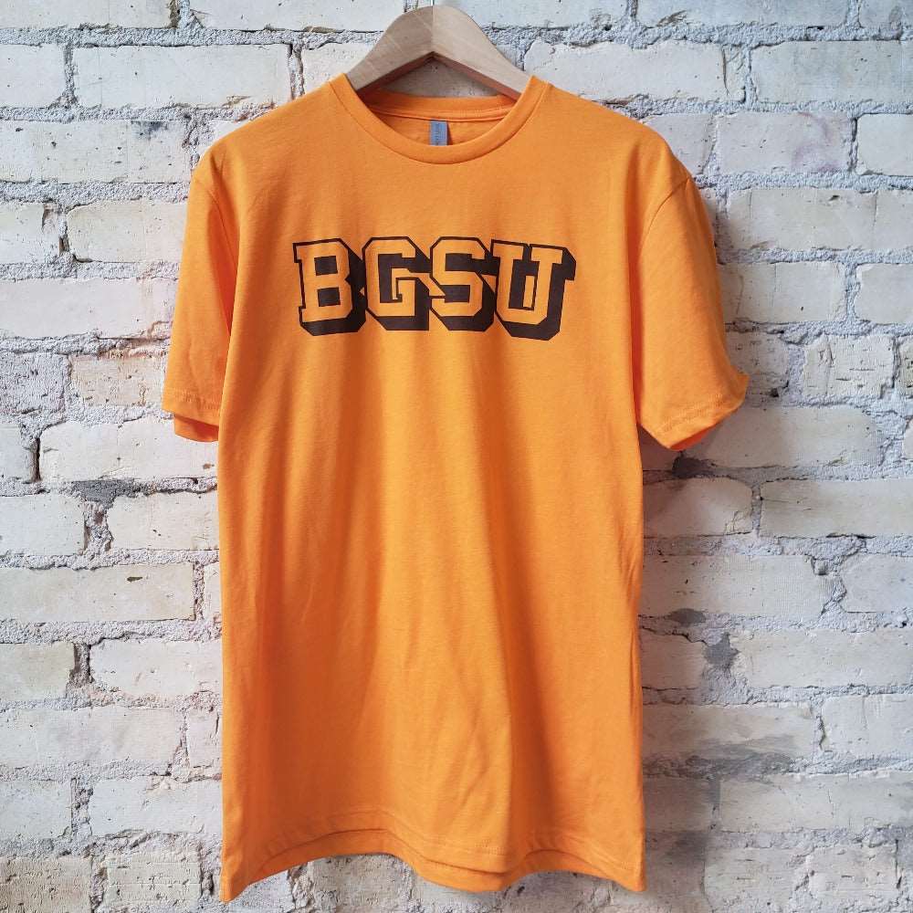 BGSU Vintage Orange Super Soft T-shirt