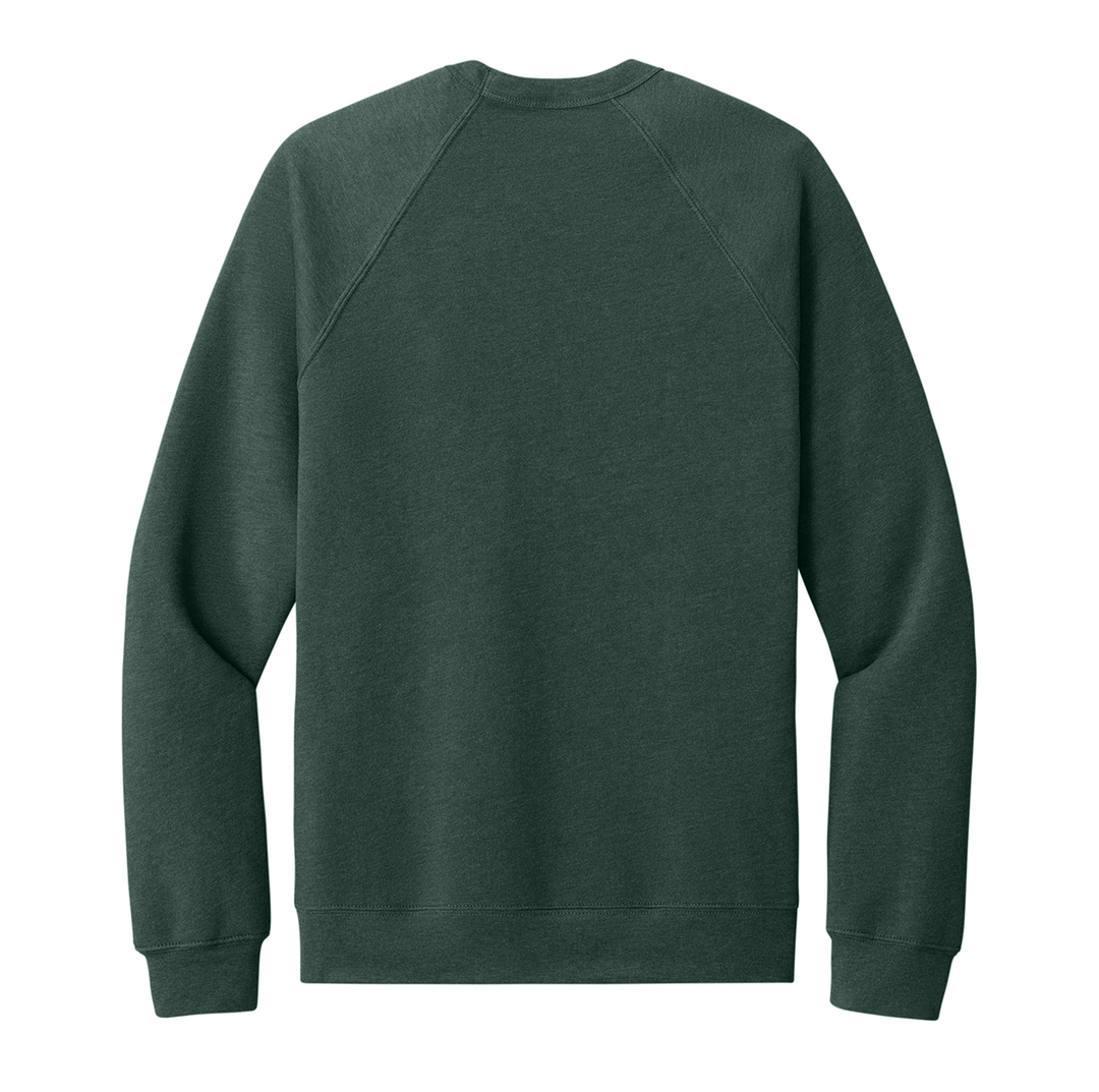 Green Michigan State Crewneck with Vintage Chariot Logo
