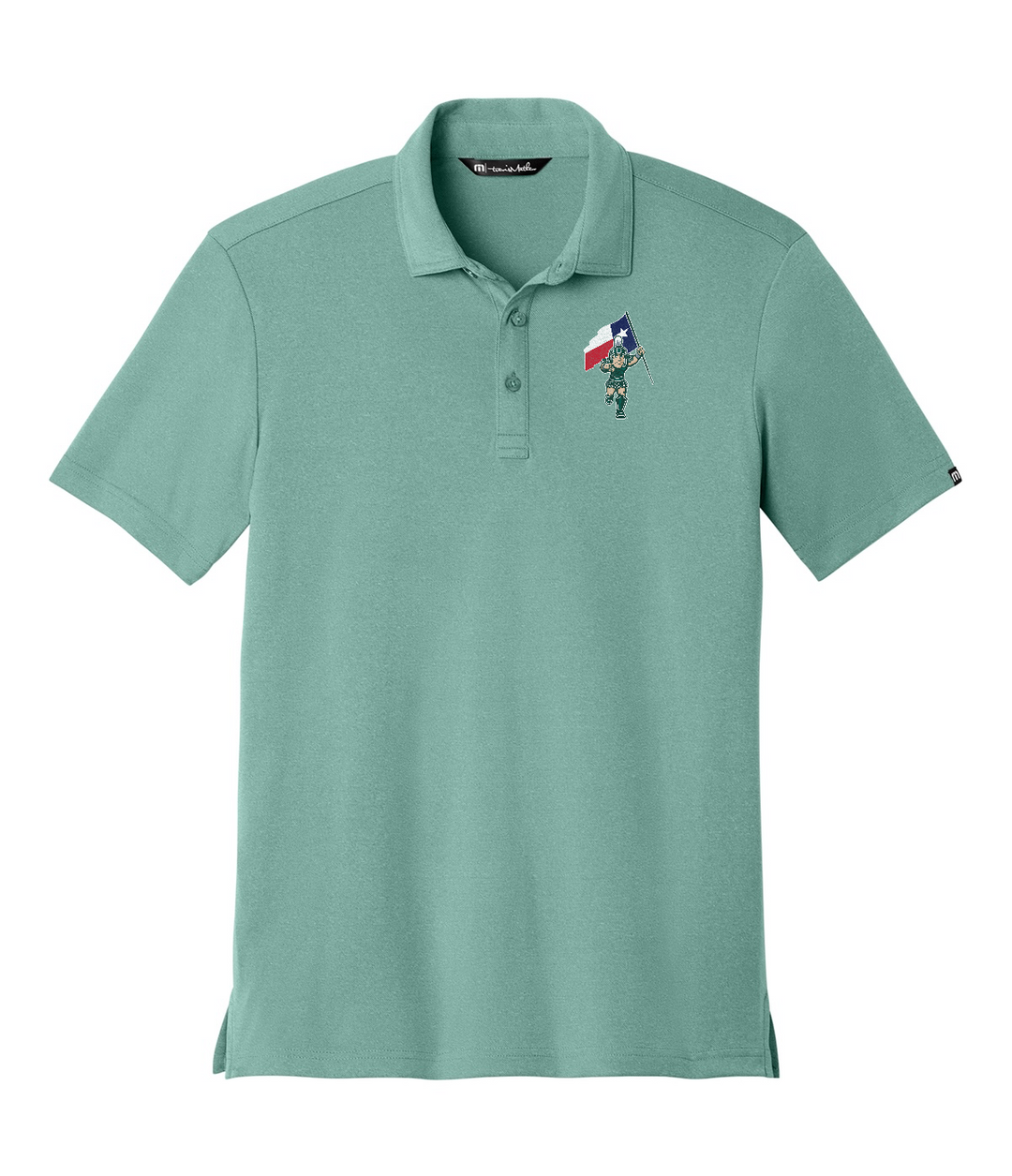 DFW Spartans Travis Mathew Beryl Green Polo