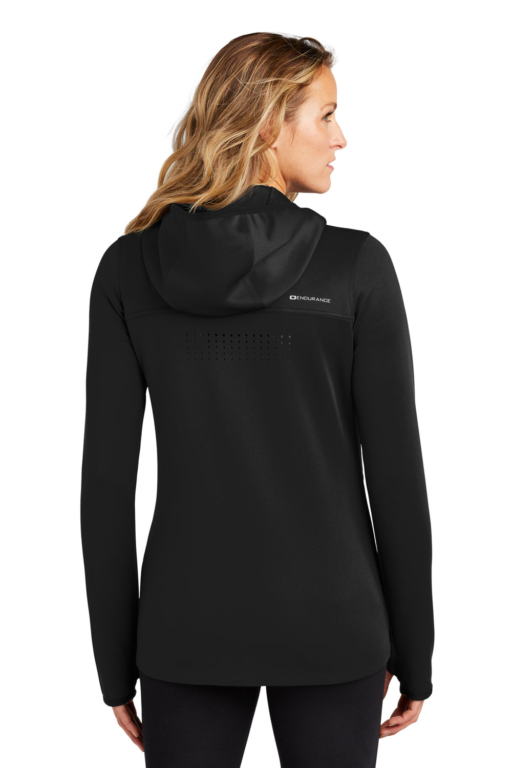 Detroit Spartans Black OGIO Womens Jacket Back