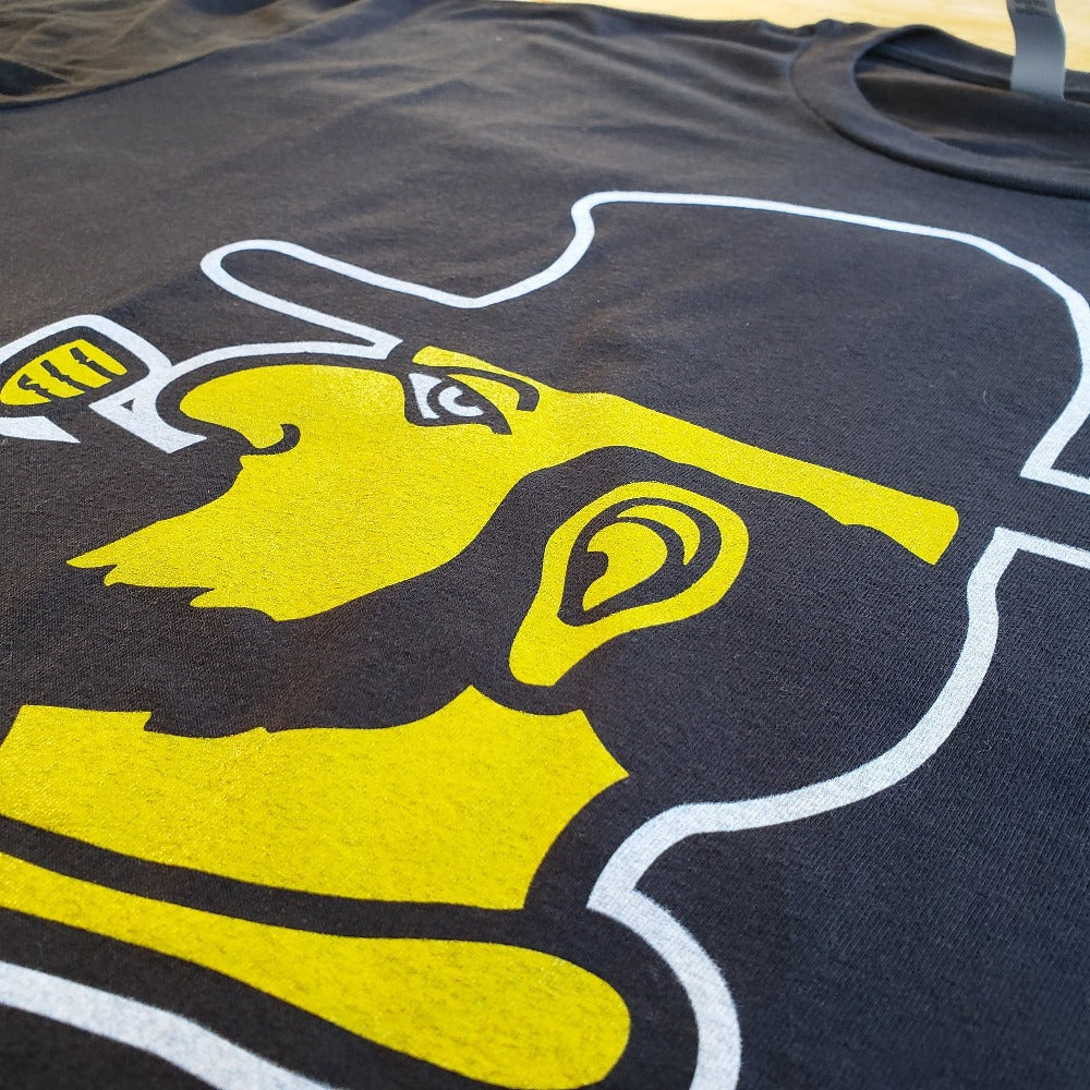 App State Yosef Black and Yellow T-Shirt from Nudge Printing