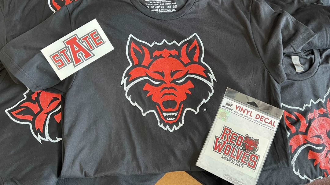 Arkansas State Apparel and Decals