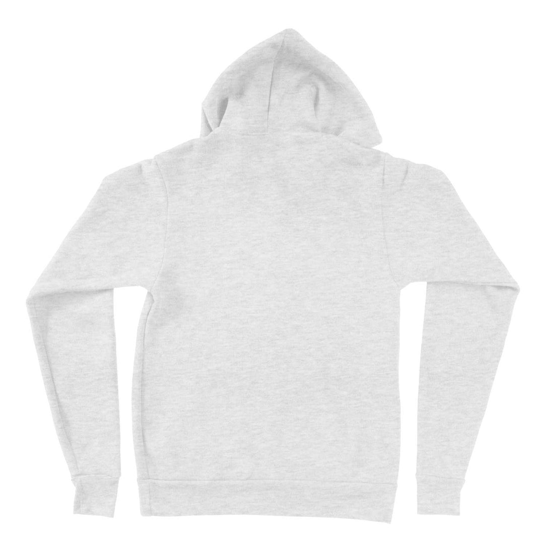 Detroit Spartans Ash White Unisex Hoodie Sweatshirt Back