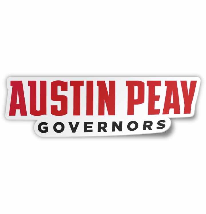 Austin Peay Governors Car Decal Sticker Mockup