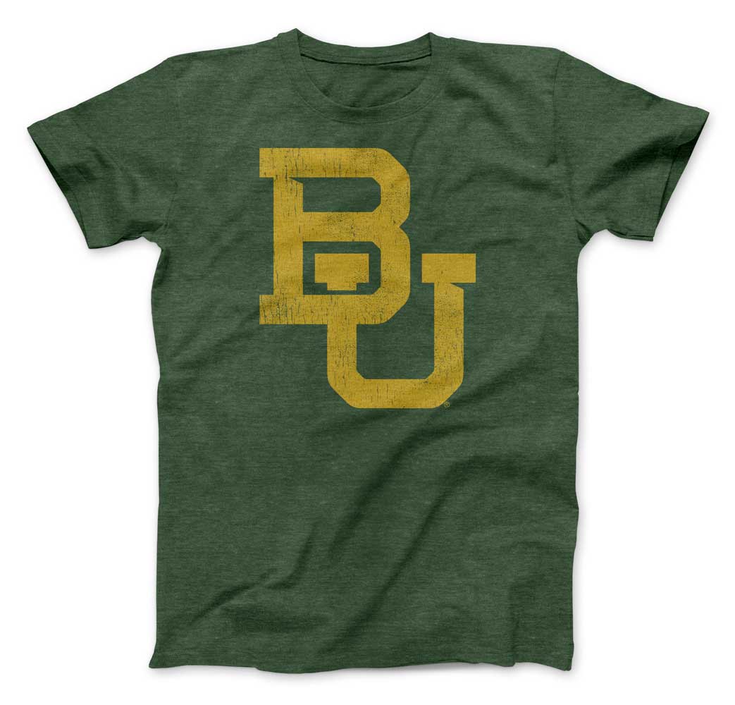 Baylor University Primary BU Logo T-Shirt - Nudge Printing