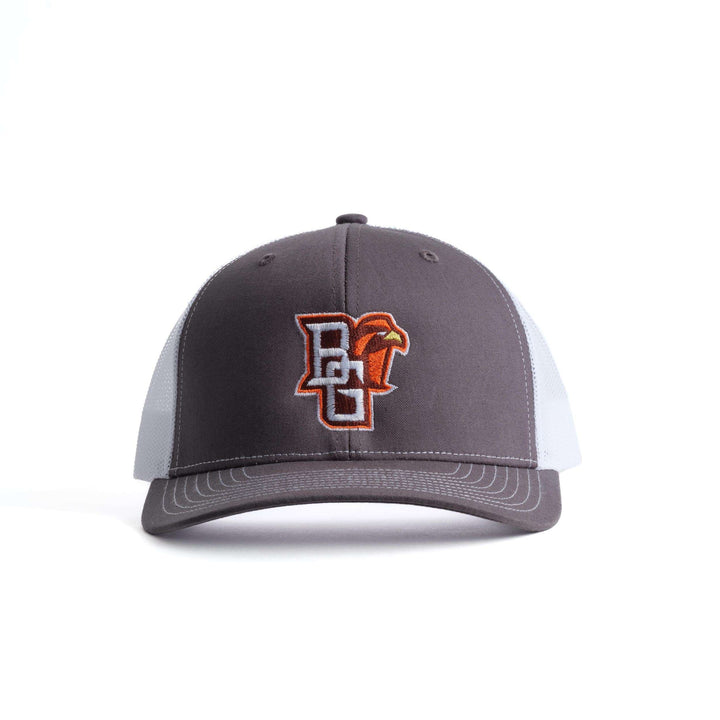 Bowling Green State University Primary BG Logo Trucker Hat Richardson 112 Adjustable Snapback Baseball Cap