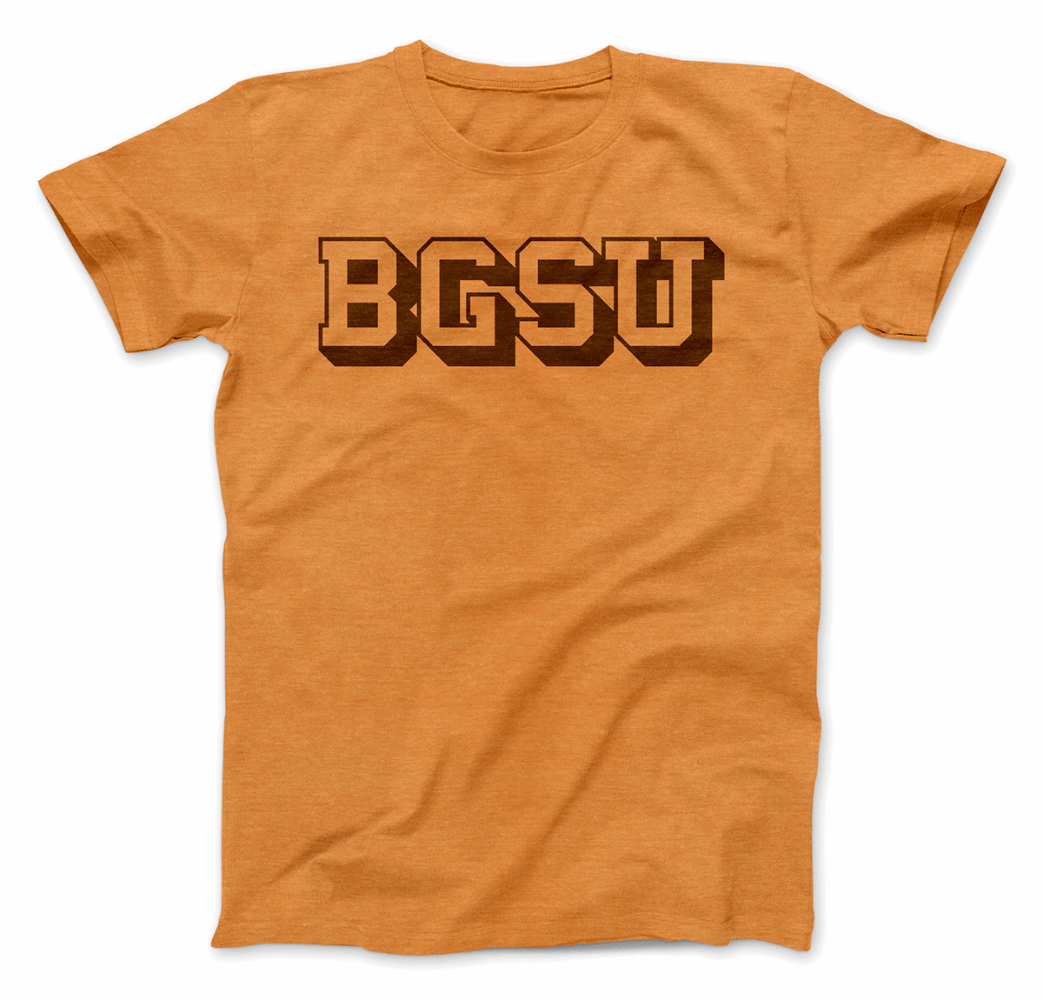Bowling Green State University Vintage Block BGSU Logo T-shirt