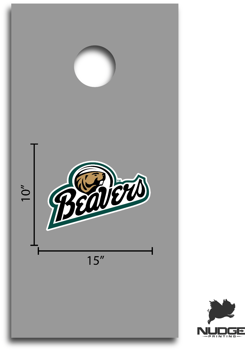 Bemidji State University Cornhole Dimensions