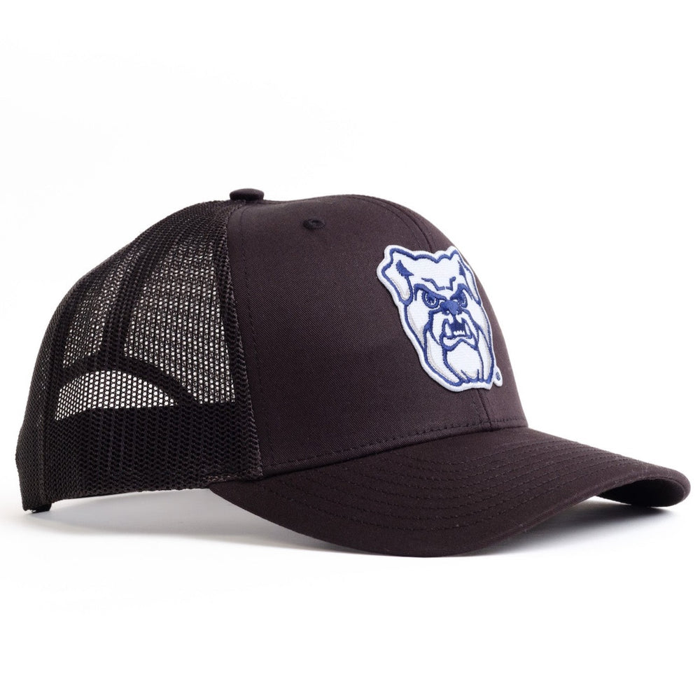 Black Trucker Butler University Hat from Nudge Printing