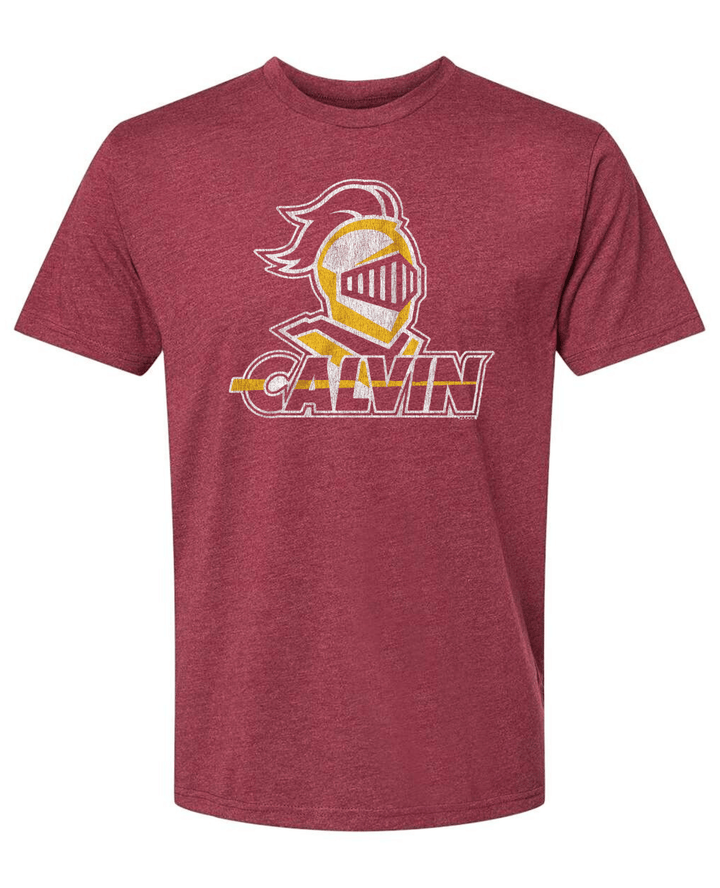Calvin University Knights Super Soft T-Shirt Mock Up