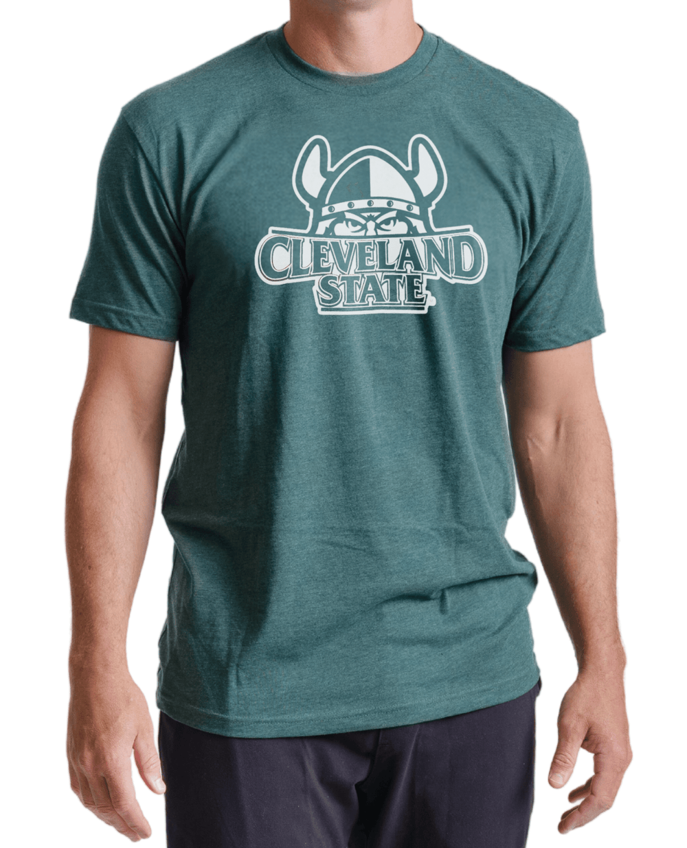 Green Cleveland State University T-Shirt from Nudge Printing