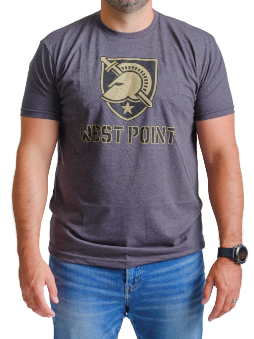 US Military Academy Army West Point Black Knights with Wordmark T-Shirt - Nudge Printing