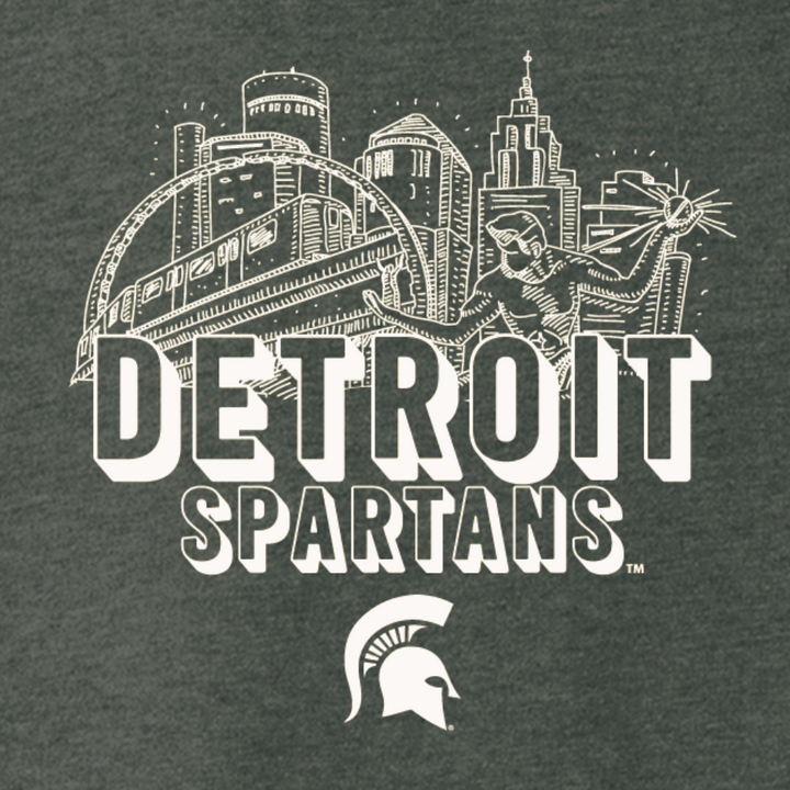 Detroit Spartans Grey Unisex T Shirt | PRE-ORDER