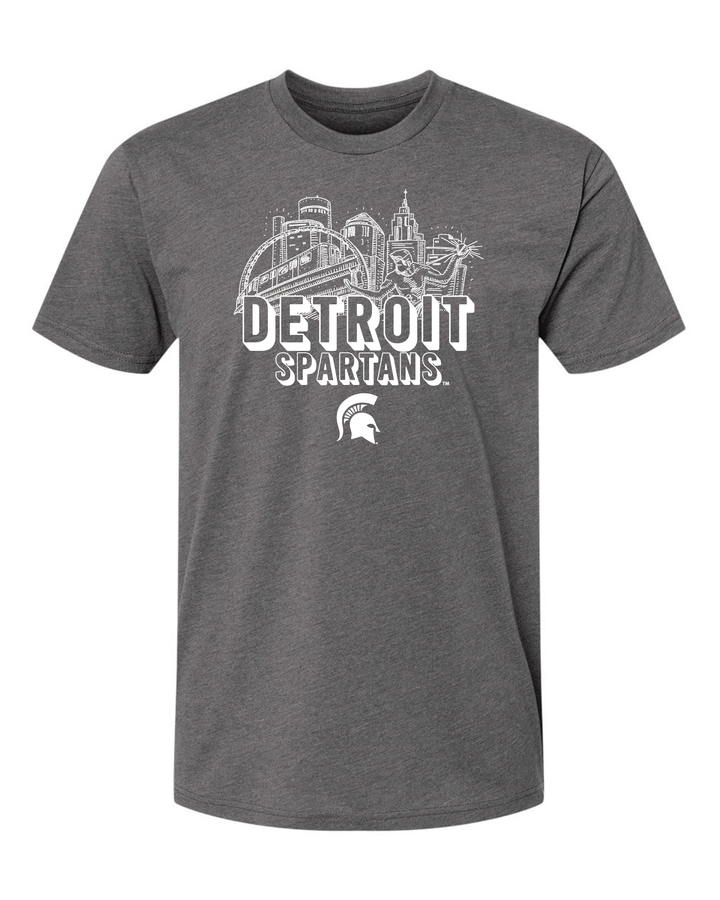 Detroit Spartans Grey T Shirt