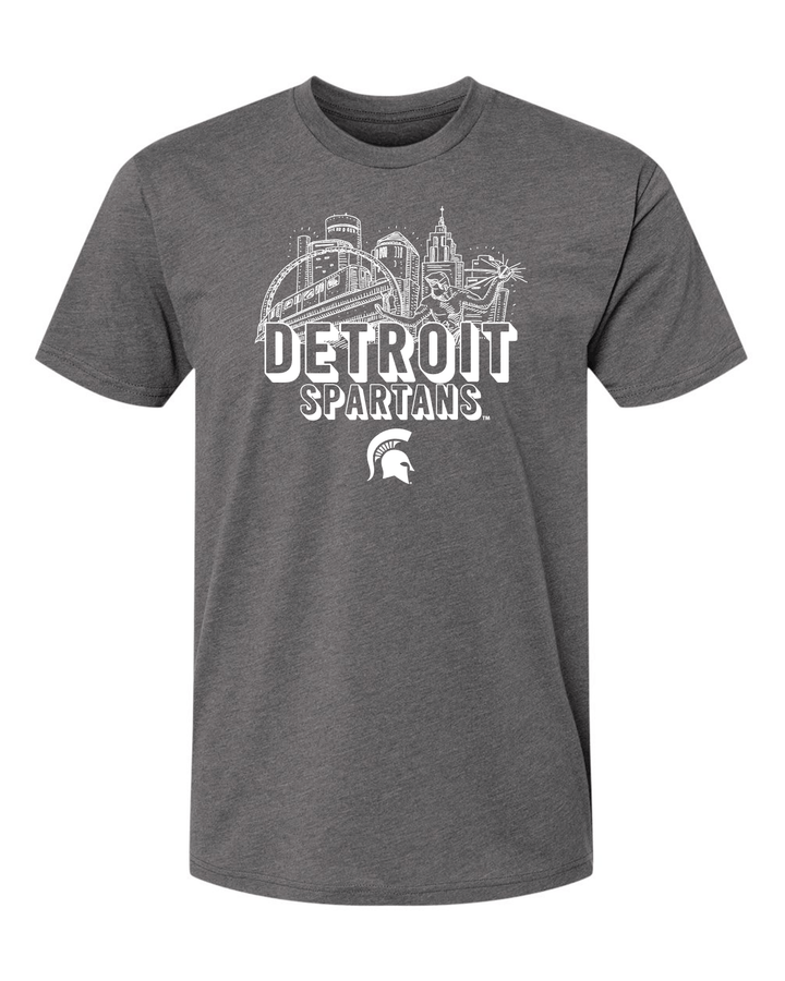 Detroit Spartans Grey T Shirt