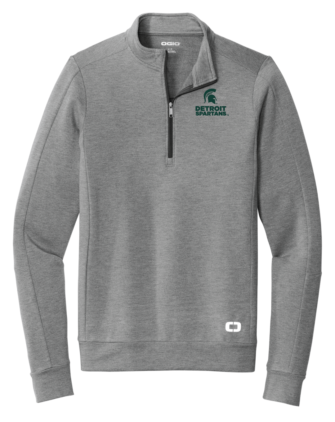 Detroit Spartans OGIO Grey Unisex Quarter Zip