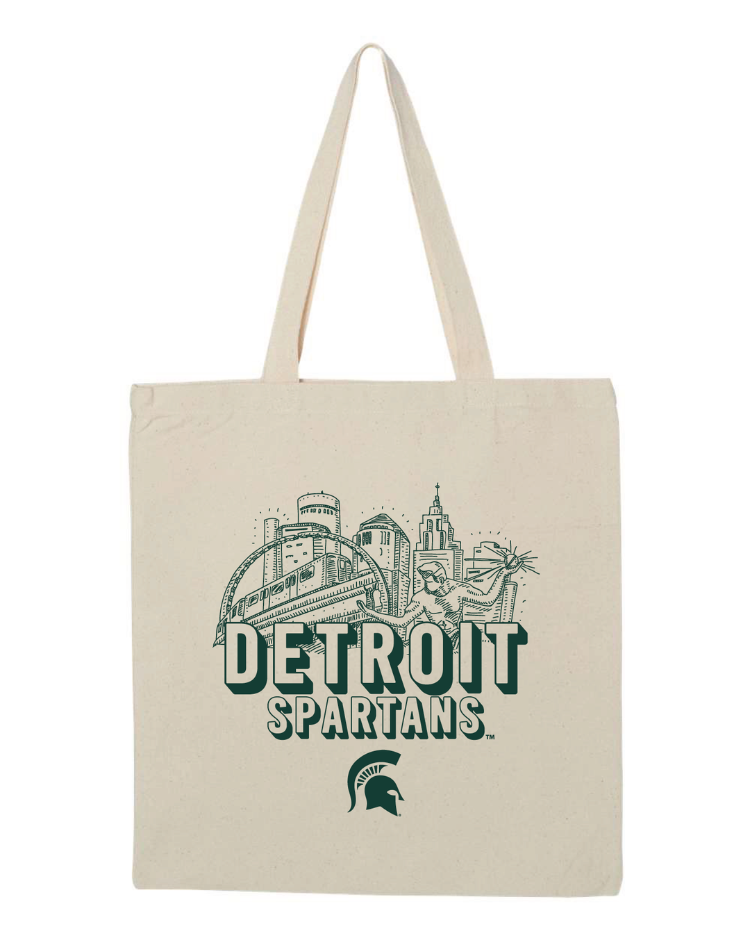 Detroit Spartans Canvas Tote Bag | PRE-ORDER