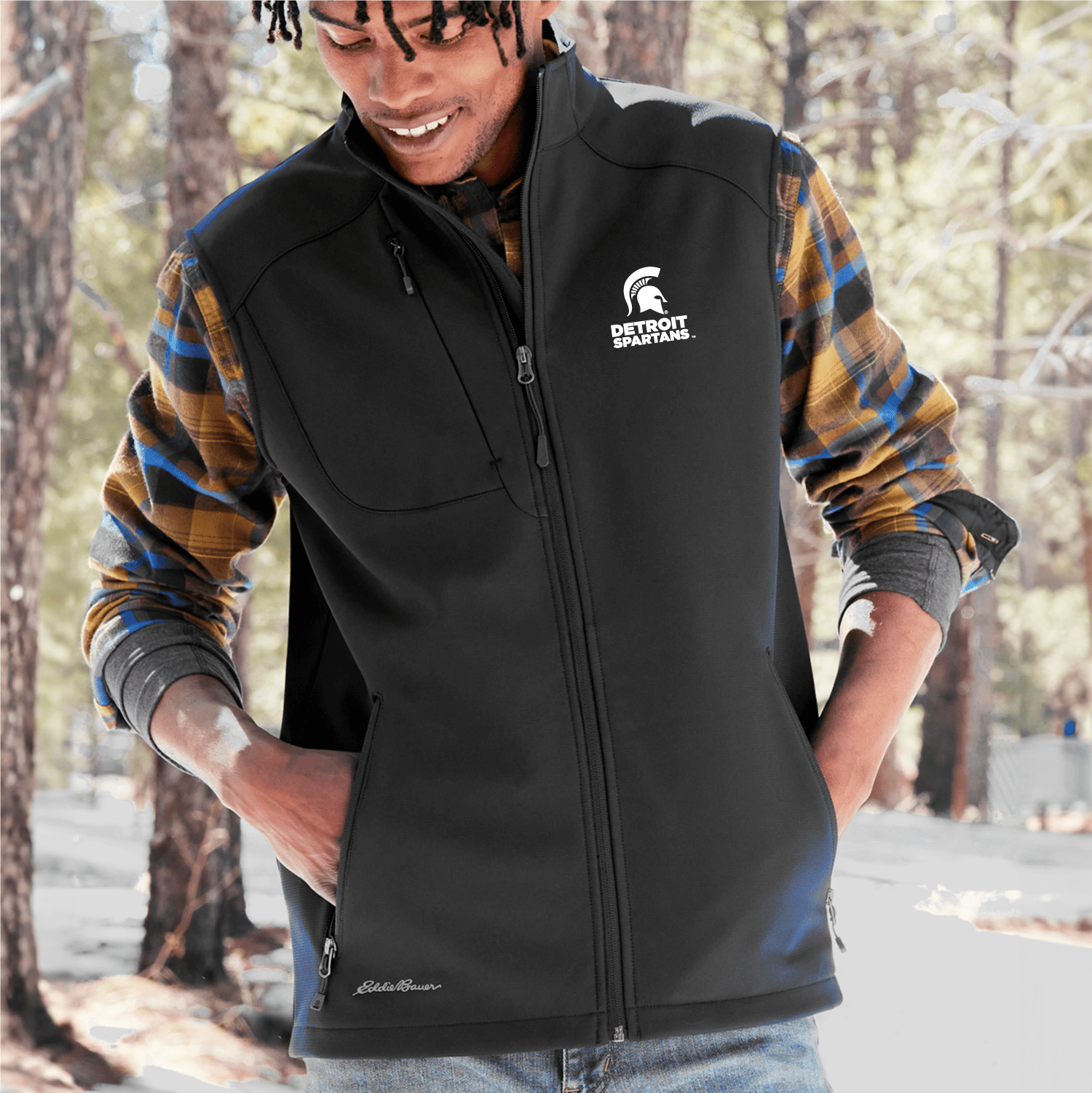 Michigan State Eddie Bauer Detroit Spartans Vest – Nudge Printing