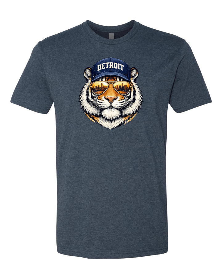 Tiger Wearing Sunglasses and Hat T-Shirt