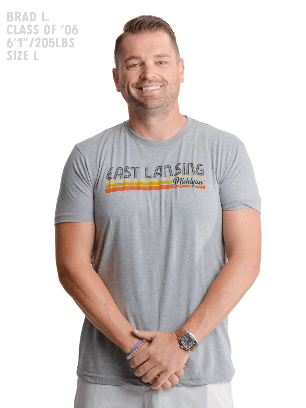 Retro East Lansing 80's Bars and Restaurants on MSU Campus T-Shirt